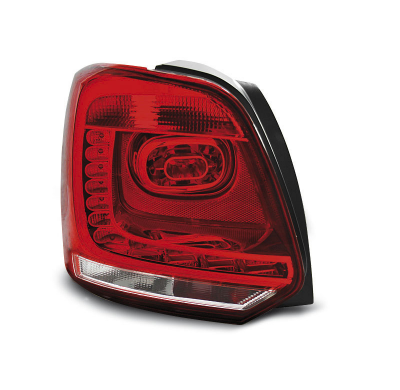 Pilotos Traseros Led Vw Polo 09-13 Rojo/Blanco Led