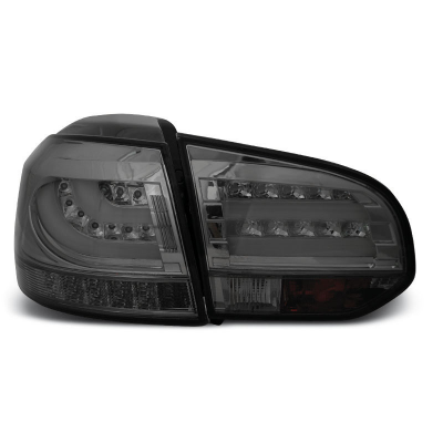 Pilotos Traseros Led Vw Golf 6 10.08-12  Ahumado Led Bar