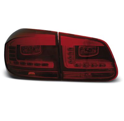 Pilotos Traseros Led Vw Tiguan 07.11-12.15  Rojo Ahumado Led