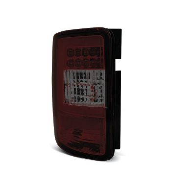 Pilotos Traseros Led Vw Caddy 03-03.14 Rojo Ahumado Led Bar