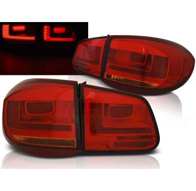 Pilotos Traseros Led Vw Tiguan 07-07.11  Red Led Bar