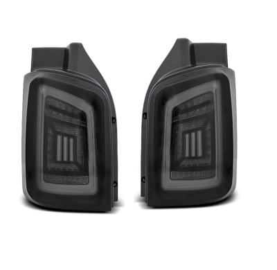 Pilotos LED VW T5 04.03-09 / 10-15 Ahumado Negro Blanco LED