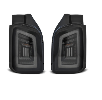Pilotos LED VW T5 04.03-09 / 10-15 Ahumado Negro Blanco LED TRANSPORTER