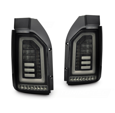 Pilotos LED VW T6 2015-  Ahumado Negro Blanco LED