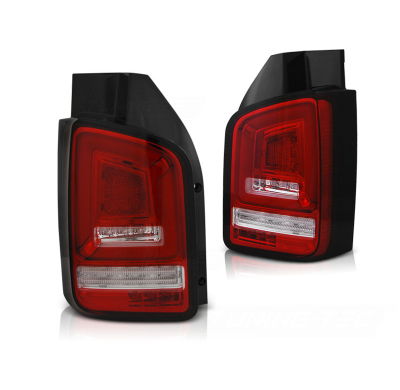 Pilotos Traseros Led Vw T5 10-15 Red White Full Led-Intermitente Dinamico Indicator