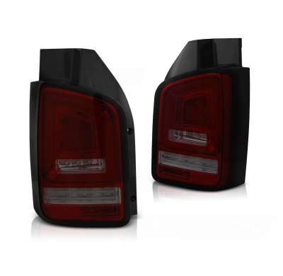 Pilotos Traseros Led Vw T5 10-15 Red Smoke Full Led-Intermitente Dinamico Indicator