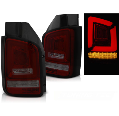 Pilotos Traseros Led Vw T5 10-15 Red Smoke Full Led-Intermitente Dinamico Indicator