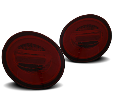 Pilotos Traseros Led Bar Rojo Ahumado Intermitente Dinamico Para Vw New Beetle 10.98-05