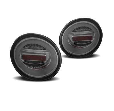Pilotos Traseros Led Bar Ahumado Intermitente Dinamico Para Vw New Beetle 10.98-05