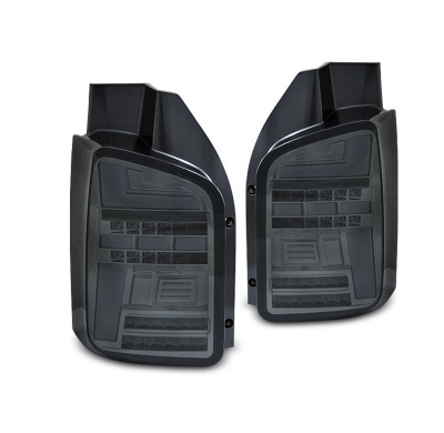 PILOTOS TRASEROS LED SMOKE para VW T5 10-15 con intermitente dinamico