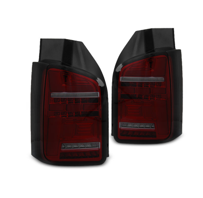 PILOTOS TRASEROS DE PILOTOS TRASEROS BARRA LED RED SMOKE compatible con VW T6.1 20- BOMBILLA OEM con intermitente dinamico