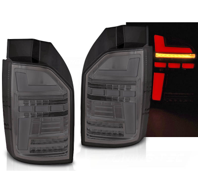 PILOTOS TRASEROS LED SMOKE para VW T6 15-19 BOMBILLA OEM con intermitente dinamico