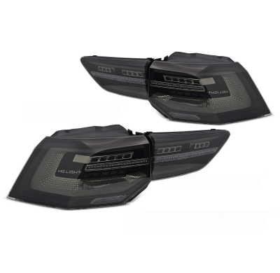 PILOTOS TRASEROS LED AHUMADOS LED INTERMITENTE DINAMICO para VW GOLF 8 19-24
