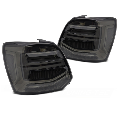PILOTOS TRASEROS LED BARRA LED AHUMADA PARA VW POLO V 09-17