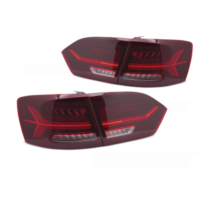 PILOTOS TRASEROS LED DE BARRA ROJAS Y BLANCAS aptas para VW JETTA VI 11-14