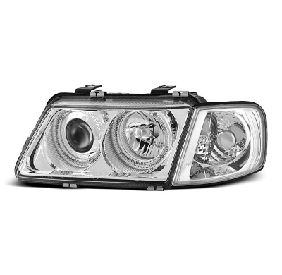 Faros Delanteros Angel Eyes Audi A3 08.96-08.00 Angel Eyes Cromados