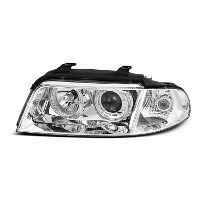 Faros Delanteros Angel Eyes Audi A4 01.99-09.00 Angel Eyes Cromados