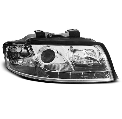 Audi A4 10.00-10.04 Faros Delanteros Luz Diurna Cromados