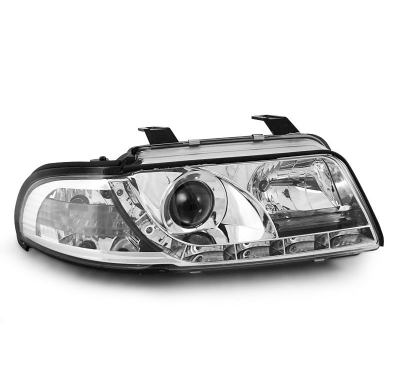 Audi A4 01.99-09.00 Faros Delanteros Luz Diurna Cromados