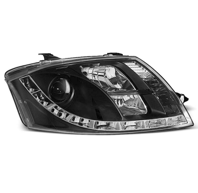 Audi Tt 99-05 Faros Delanteros Luz Diurna Fondo Negro 9 PINES