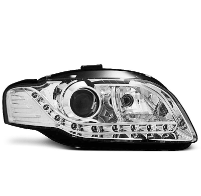 Audi A4 B7 11.04-03.08 Faros Delanteros Luz Diurna Cromados