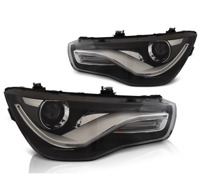 Faros Luz Diurna Audi A1 04.10-12.14 Negro Luz Diurna Real Homologacion R87
