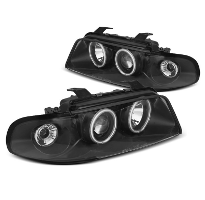 Faros Delanteros Angel Eyes Audi A4 11.94-12.98 Angel Eyes Ccfl Negro