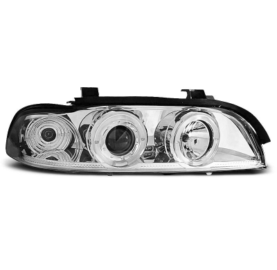 Faros Delanteros Angel Eyes Bmw E39 09.95-05.03 Cromados