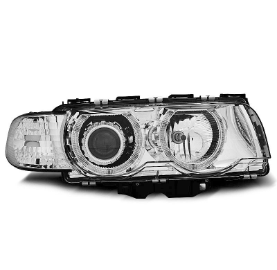 Faros Delanteros Angel Eyes Bmw E38 09.98-07.01 H7/H7 Cromados