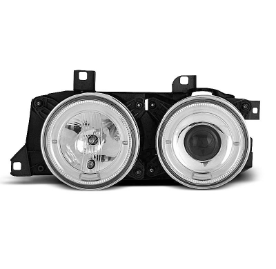 Faros Delanteros Angel Eyes Bmw E32/E34 Cromados