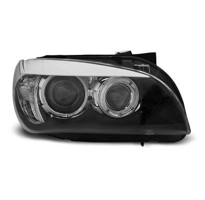 Faros Delanteros Angel Eyes Bmw X1 E84 10.09-07.12 Angel Eyes Led Negro