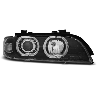 Faros Delanteros Angel Eyes Bmw E39 09.95-06.03 Angel Eyes Led  H7/H7 Negro