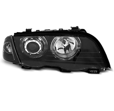 Faros Delanteros Angel Eyes Bmw E46 05.98-08.01 S/T Angel Eyes Led Negro