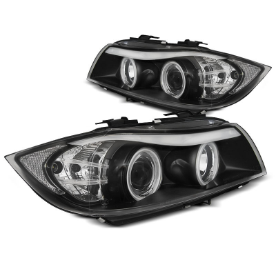 Faros Delanteros Angel Eyes Bmw E90/E91 03.05-08.08 Angel Eyes Ccfl Negro