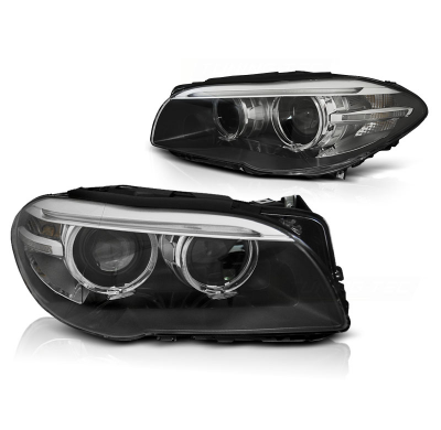 Faros Luz Diurna Bmw F10,F11 10-07.13 Ae Led Negro Drl