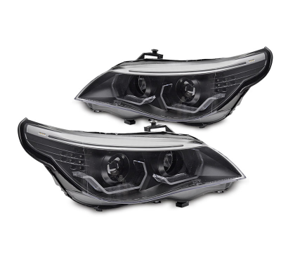 FAROS ANGEL EYES LED 3D NEGRO se adapta a BMW E60 E61 03-07