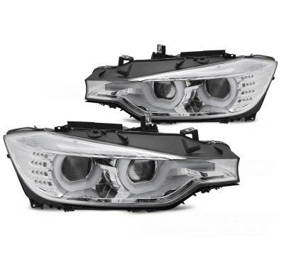FAROS DELANTEROS BMW F30/F31 10.11 - 05.15 U-TYPE HID CROMADO