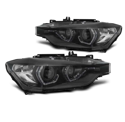 FAROS ANGEL EYES LED DRL NEGRO para BMW F30/F31 LCI 15-18