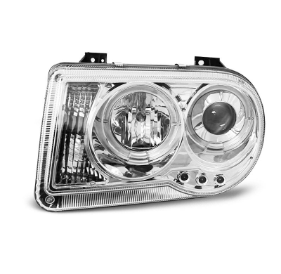 Faros Delanteros Angel Eyes Chrysler 300c 05-10 Angel Eyes Cromados