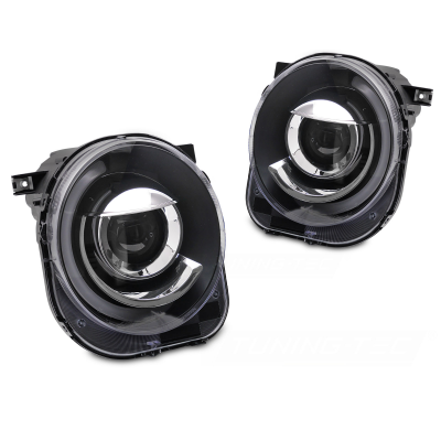 FAROS DELANTEROS JEEP RENEGADE 14- LUZ TUBO NEGRA