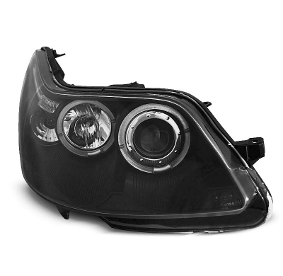 Faros Delanteros Angel Eyes Citroen C4 04-10 Fondo Negro