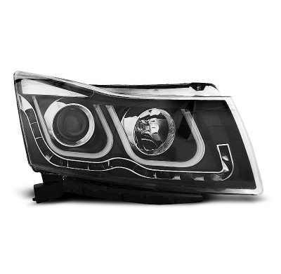 Faros Delanteros Luz Diurna  Chevrolet Cruze 09-12 Tube Light Negro