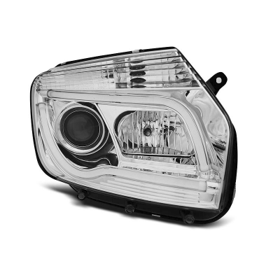 Faros Delanteros Luz Diurna Dacia Duster 04.10-14 Cromado Tube Light