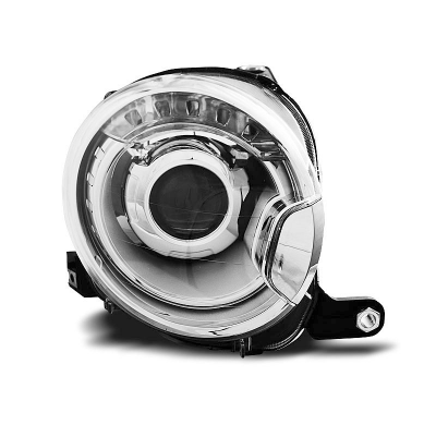 Faros Delanteros Fiat 500 07- Projektor Cromado