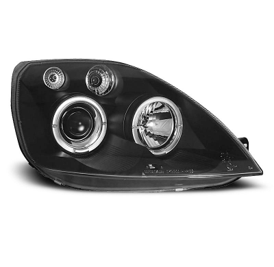 Faros Delanteros Angel Eyes Ford Fiesta Mk6 05.02-08.05 Fondo Negro