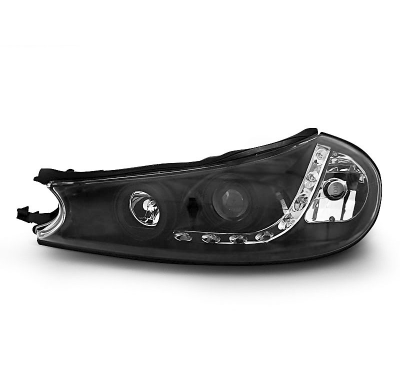 Faros Delanteros Luz Diurna Ford Mondeo 10.96-08.00 Fondo Negro