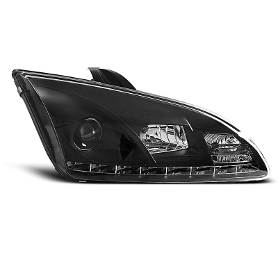 Ford Focus Ii 09.04-01.08 Faros Delanteros Luz Diurna Fondo Negro