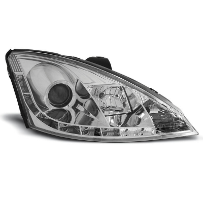 Ford Focus 11.01-10.04 Faros Delanteros Luz Diurna Cromados