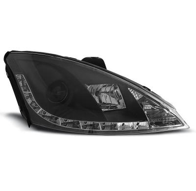 Ford Focus 11.01-10.04 Faros Delanteros Luz Diurna Fondo Negro