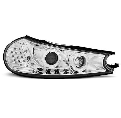 Faros Delanteros Luz Diurna Ford Mondeo 10.96-08.00 Cromados